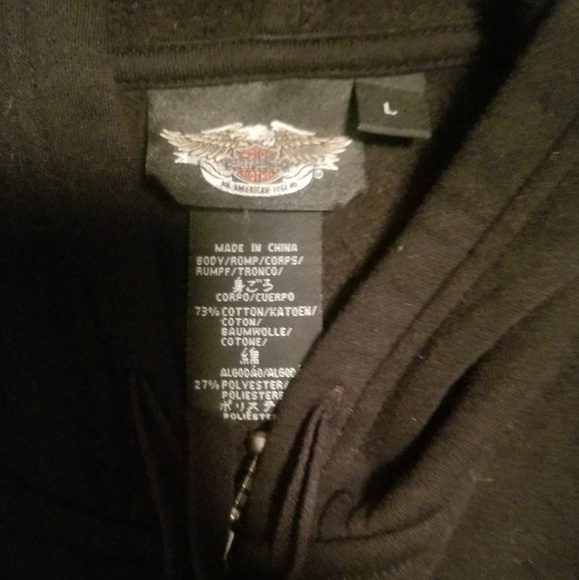 Harley Davidson Zip Hoodie - Picture 2 of 2